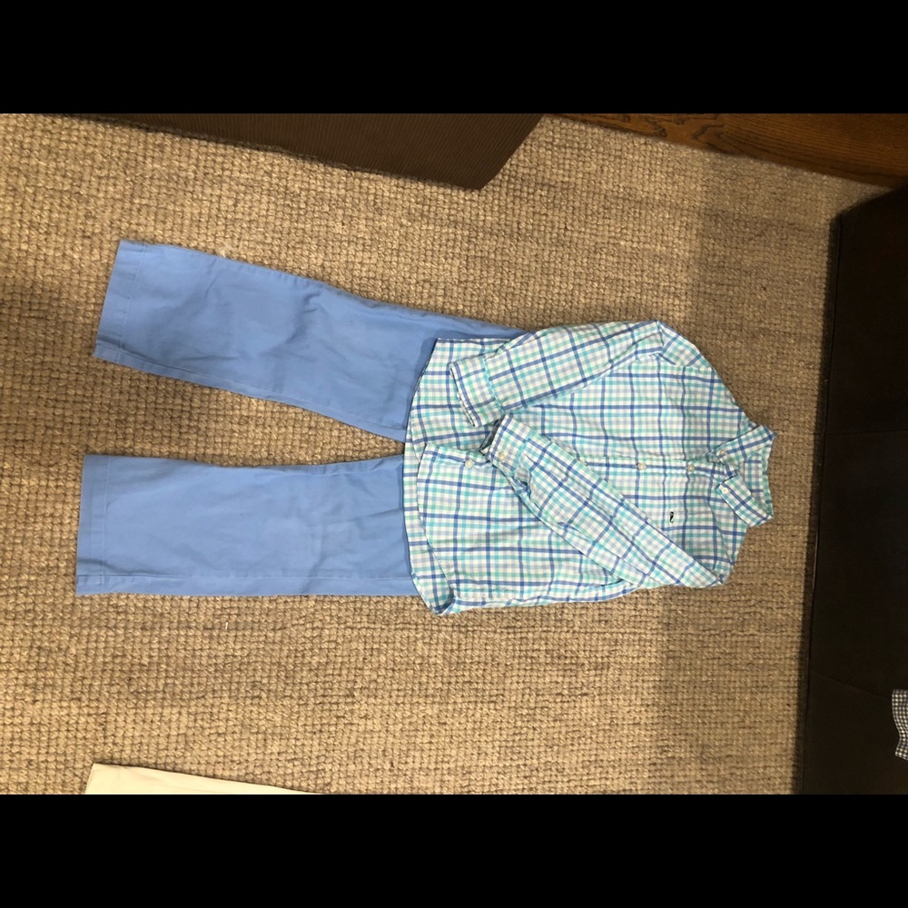 Vineyard Vines Boys shirt and pants